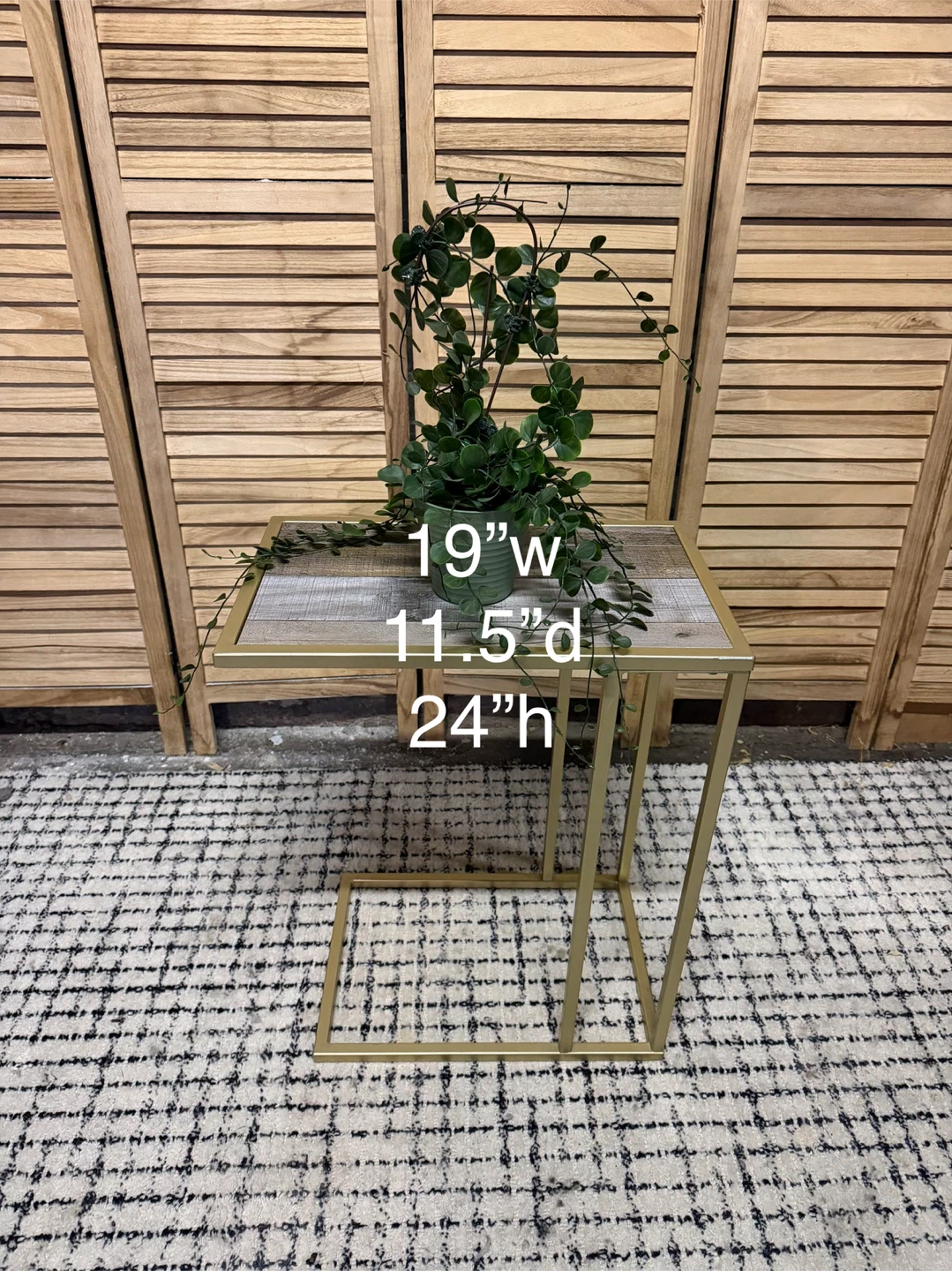 C-Shape Side Table - photo 3
