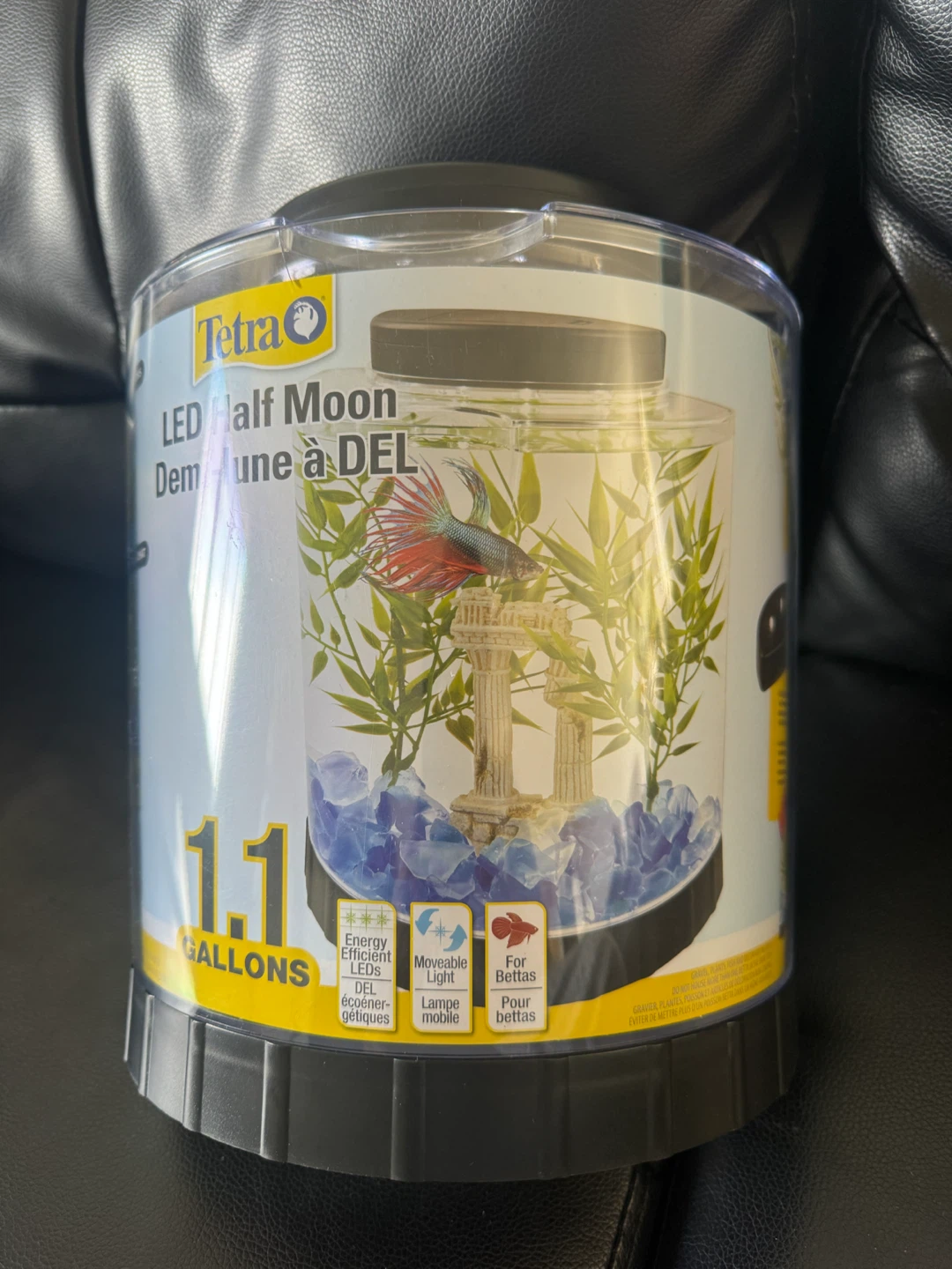 Tetra 1.1 Gallon LED Half Moon Tank