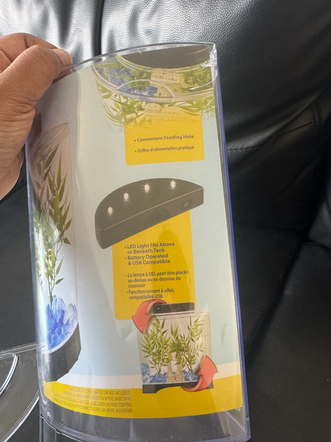 Tetra 1.1 Gallon LED Half Moon Tank - photo 4