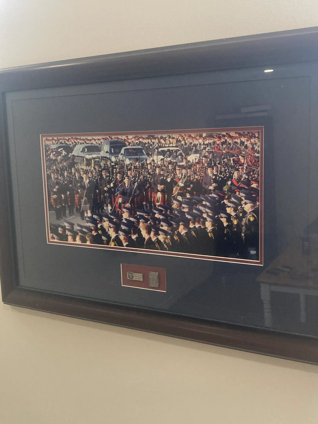 Peel Regional Police Framed Commemorative Photo