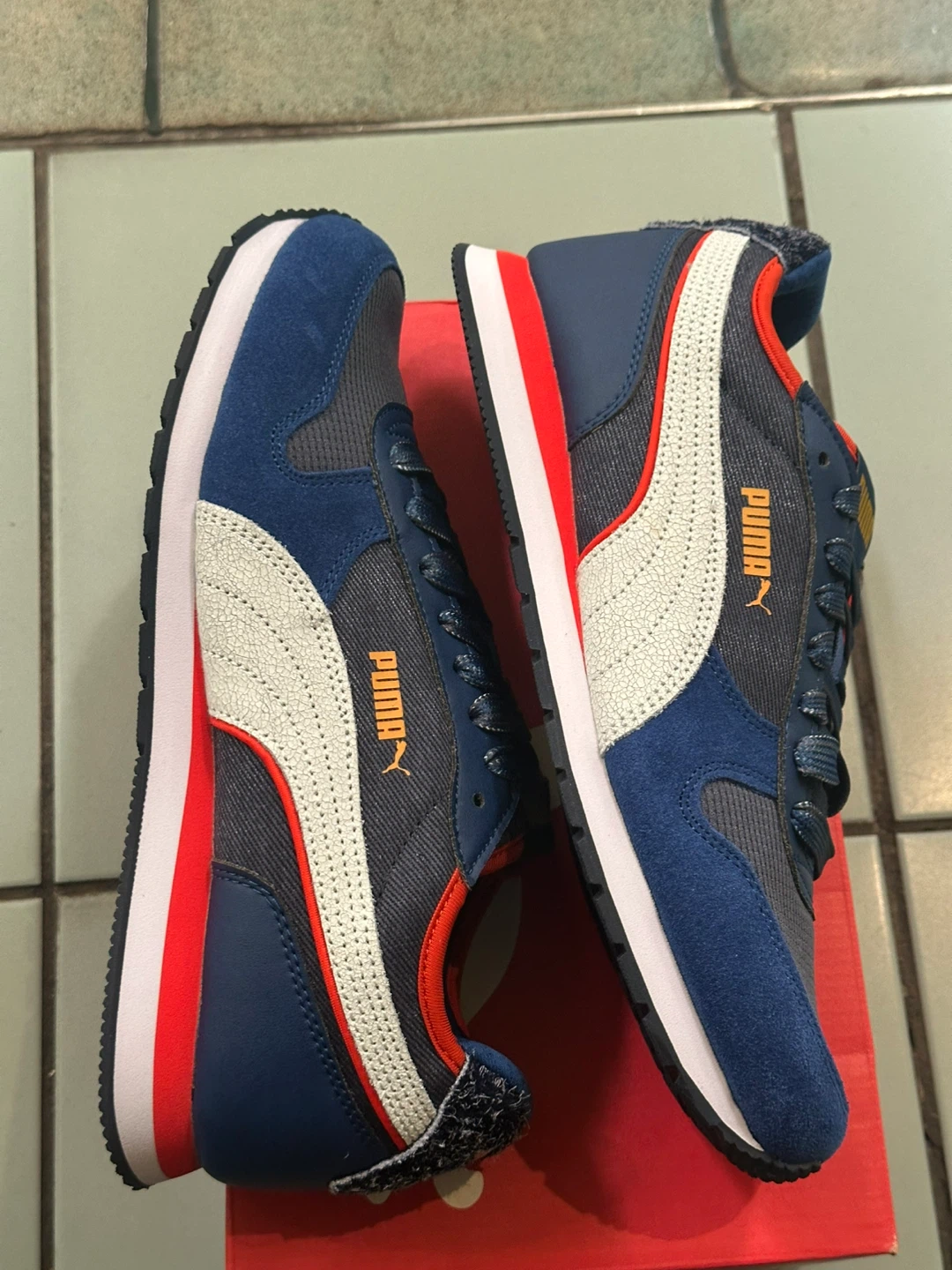 Puma Sneakers Blue and Grey size 8 - photo 2