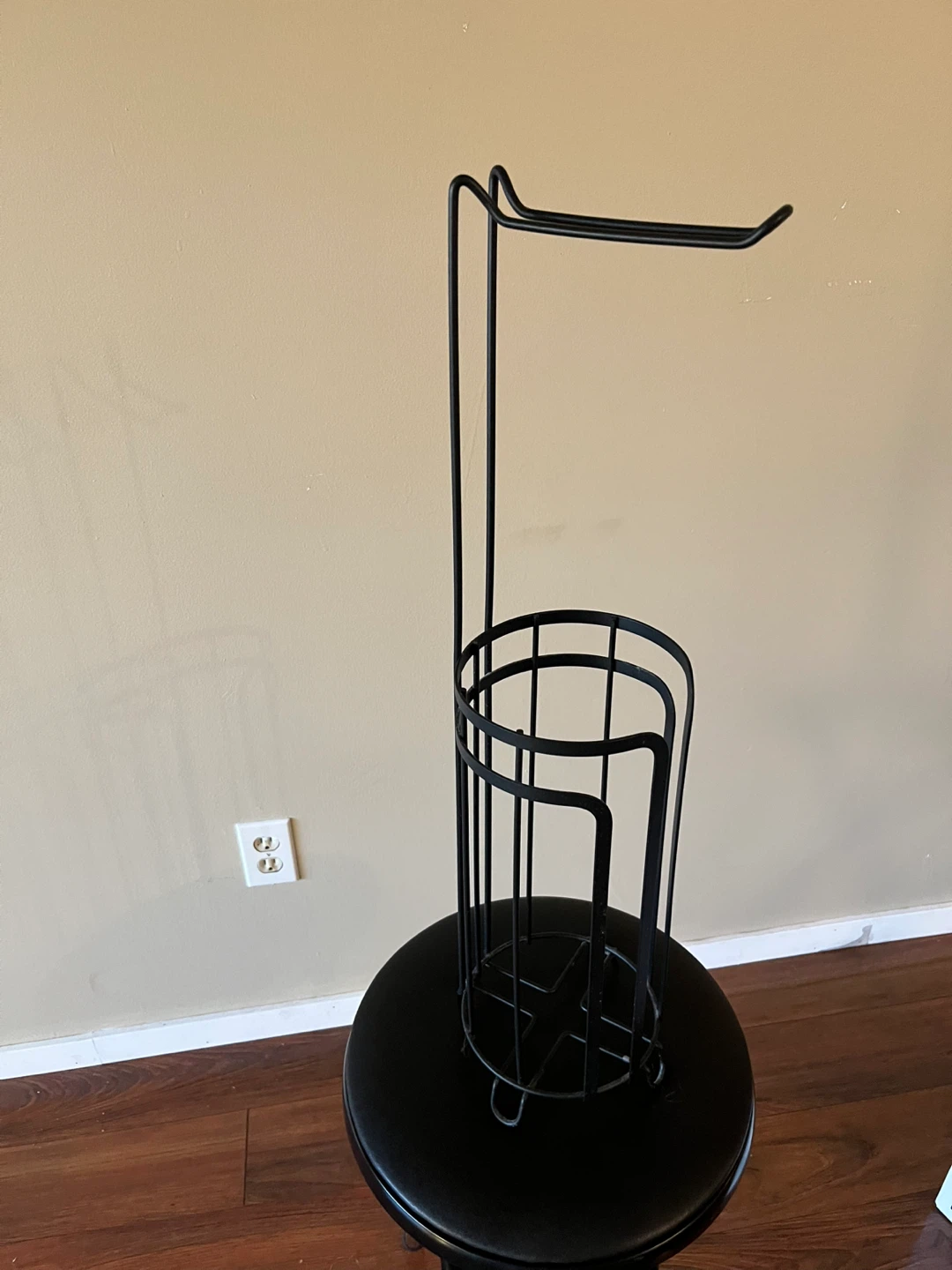 Black Wire Toilet Paper Holder