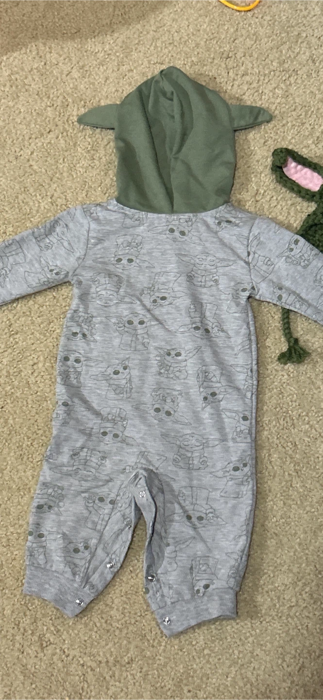 Star Wars Yoda Romper with Crochet Hat - photo 4