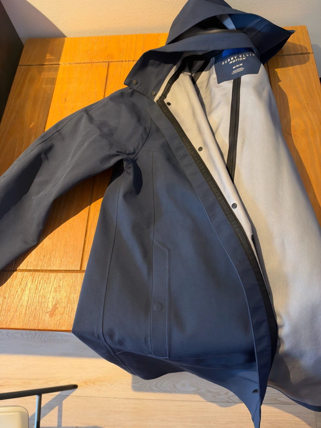 Perry Ellis Motion Trench coat Jacket sale! - photo 2