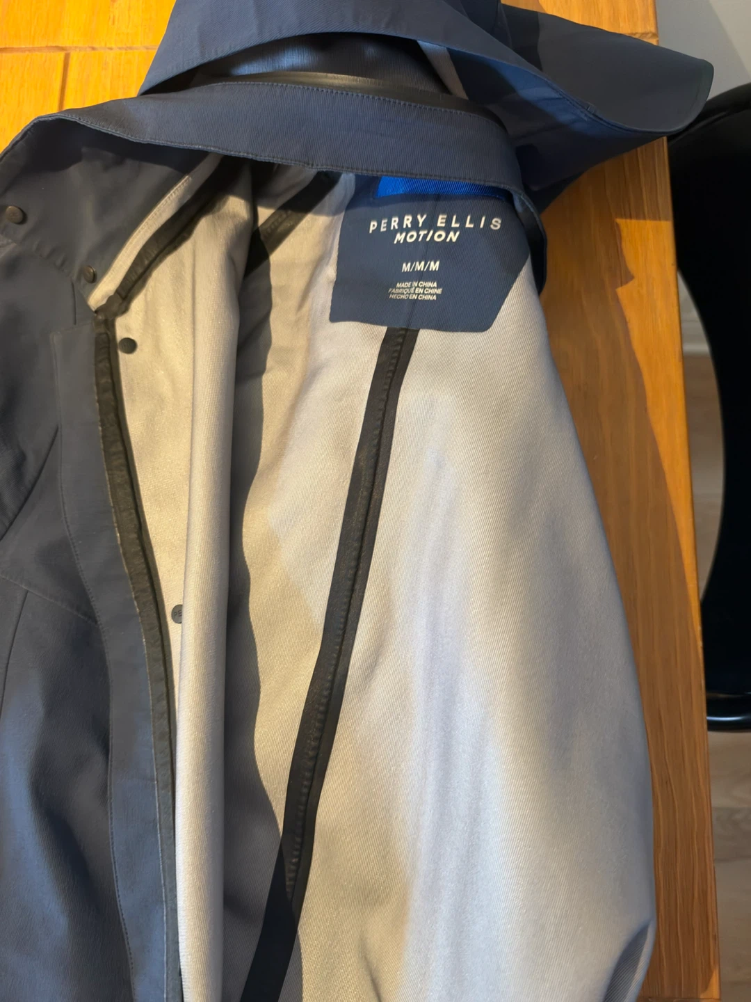 Perry Ellis Motion Trench coat Jacket sale! - photo 3