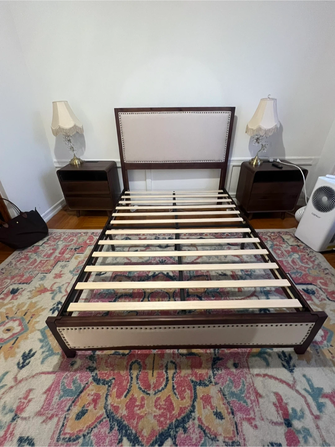 Upholstered Bed Frame with Headboard - photo 2