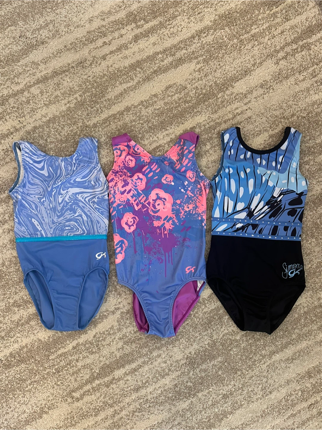 Girls GK Gymnastics Leotards - EUC