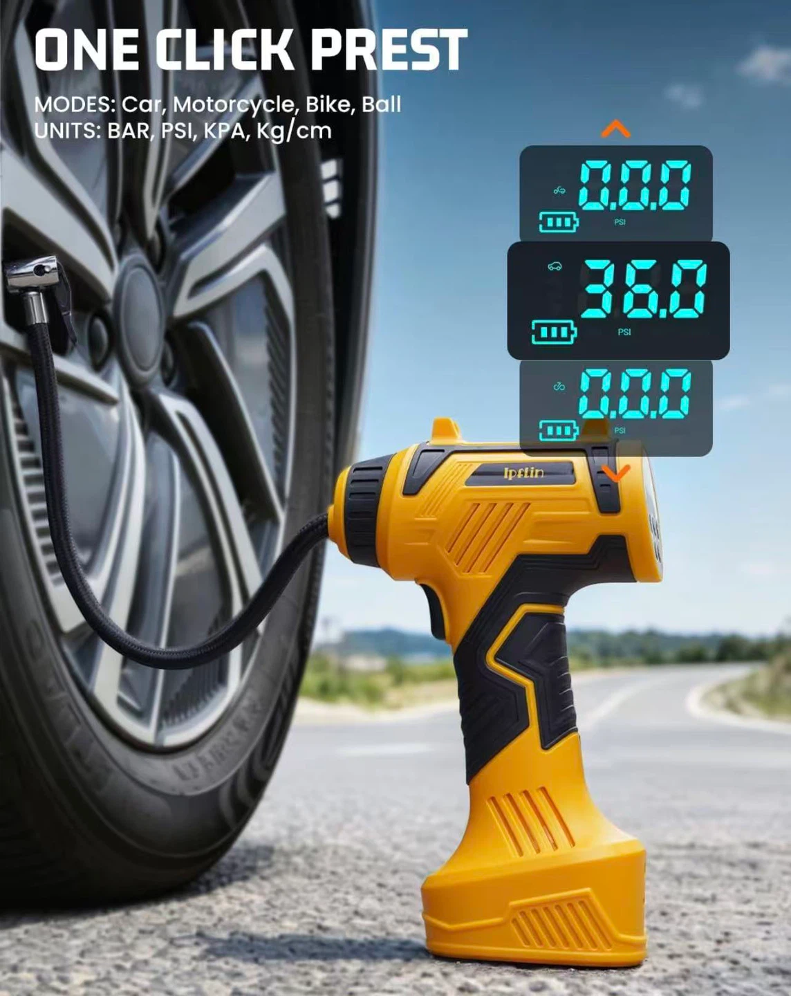 Portable Tire Inflator Air Compressor - photo 5
