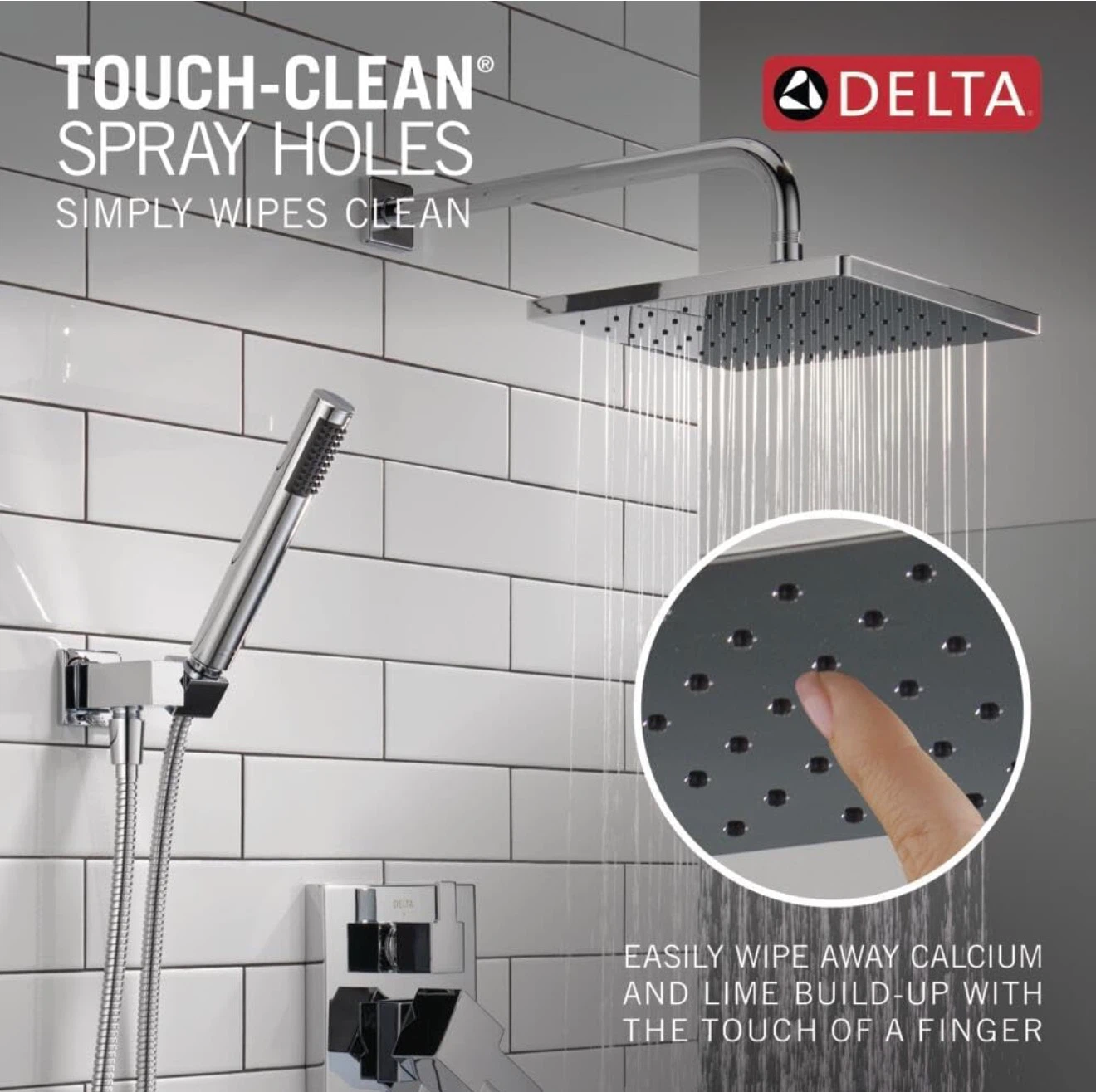 Delta 342701 Modern Two Setting 14 Series Square Shower System - photo 4