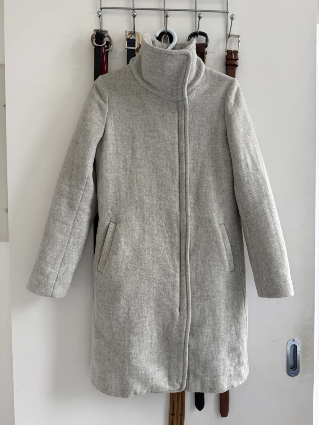 Babaton Light Grey Coat XS