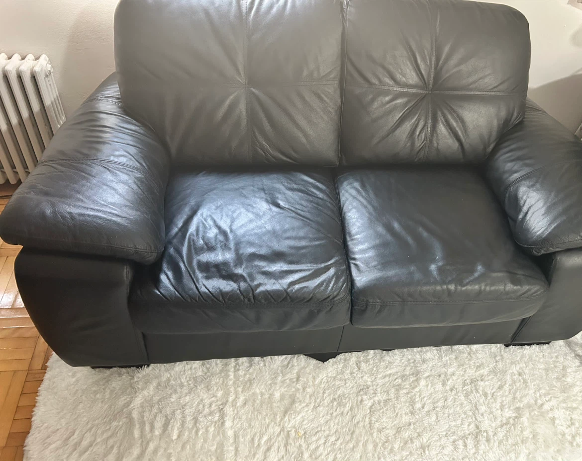 Genuine Leather Two Seater Sofa - photo 3
