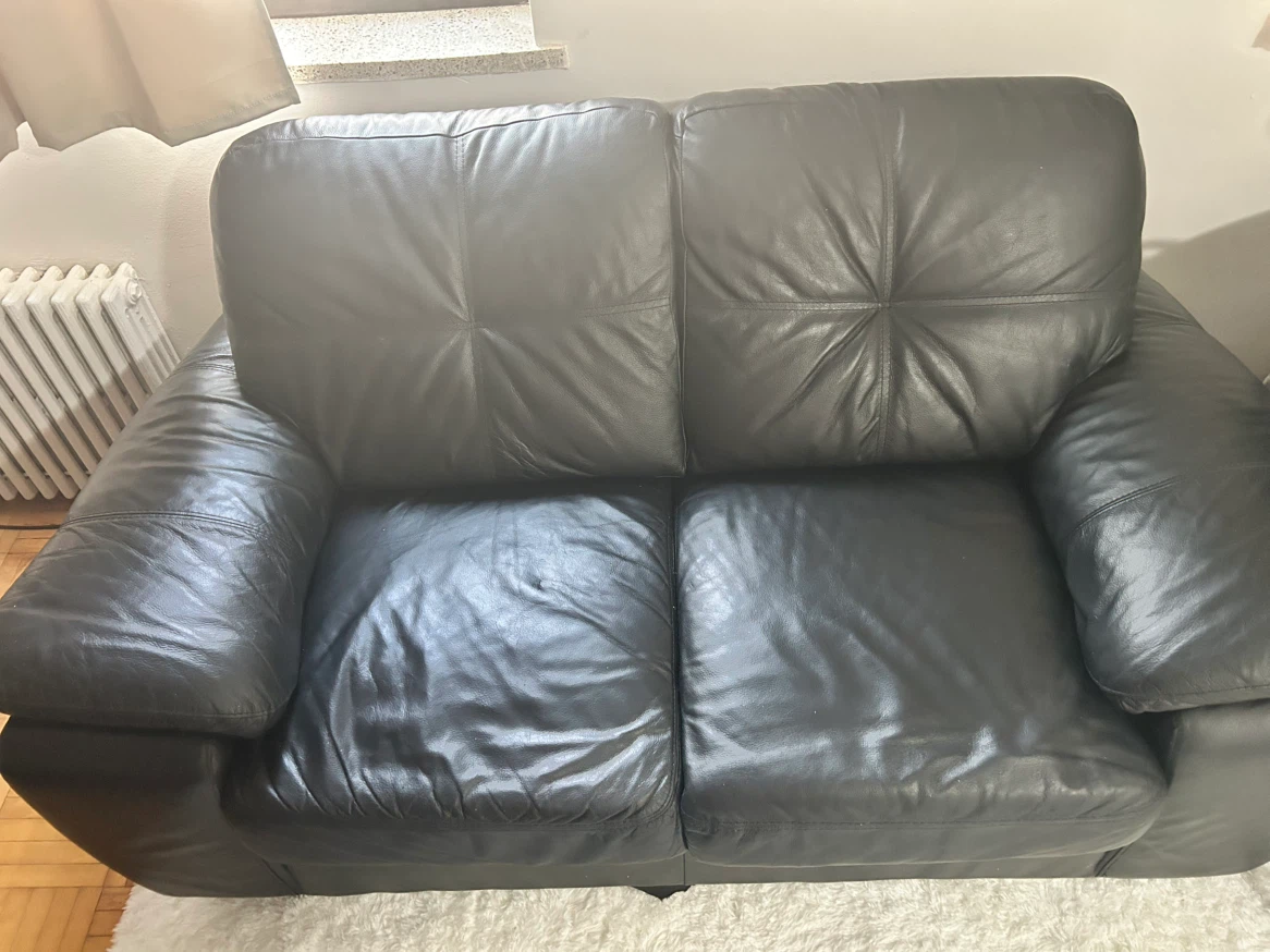 Genuine Leather Two Seater Sofa - photo 4