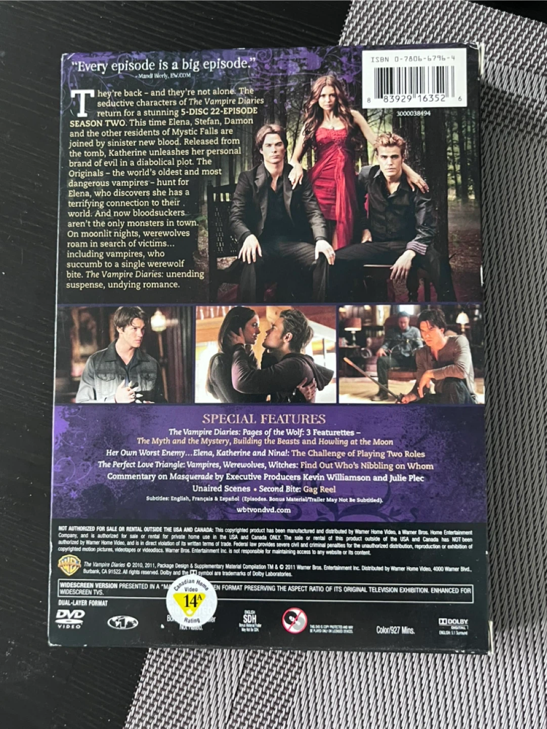 The Vampire Diaries: The Complete Second Season DVD - photo 2