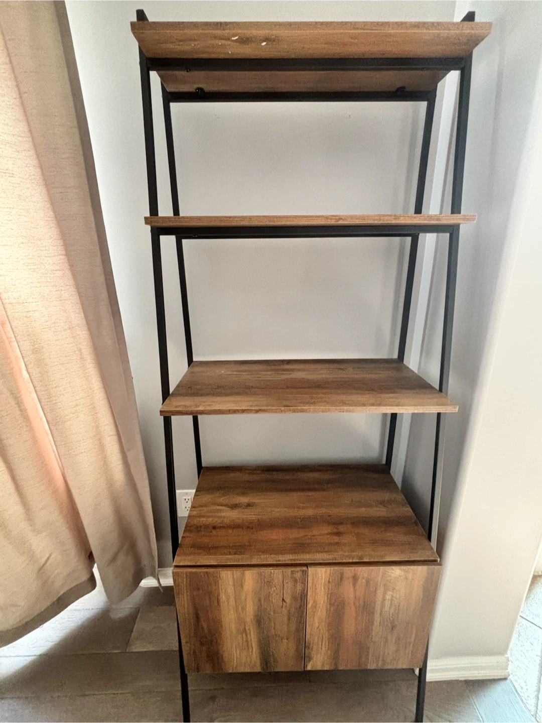 Bookshelf with Storage Cabinet