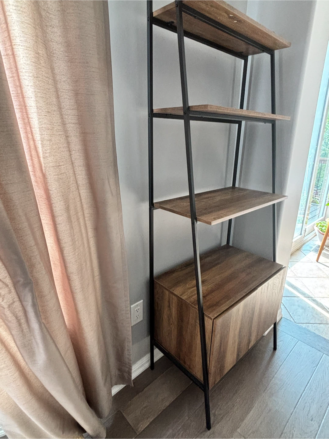 Bookshelf with Storage Cabinet - photo 2
