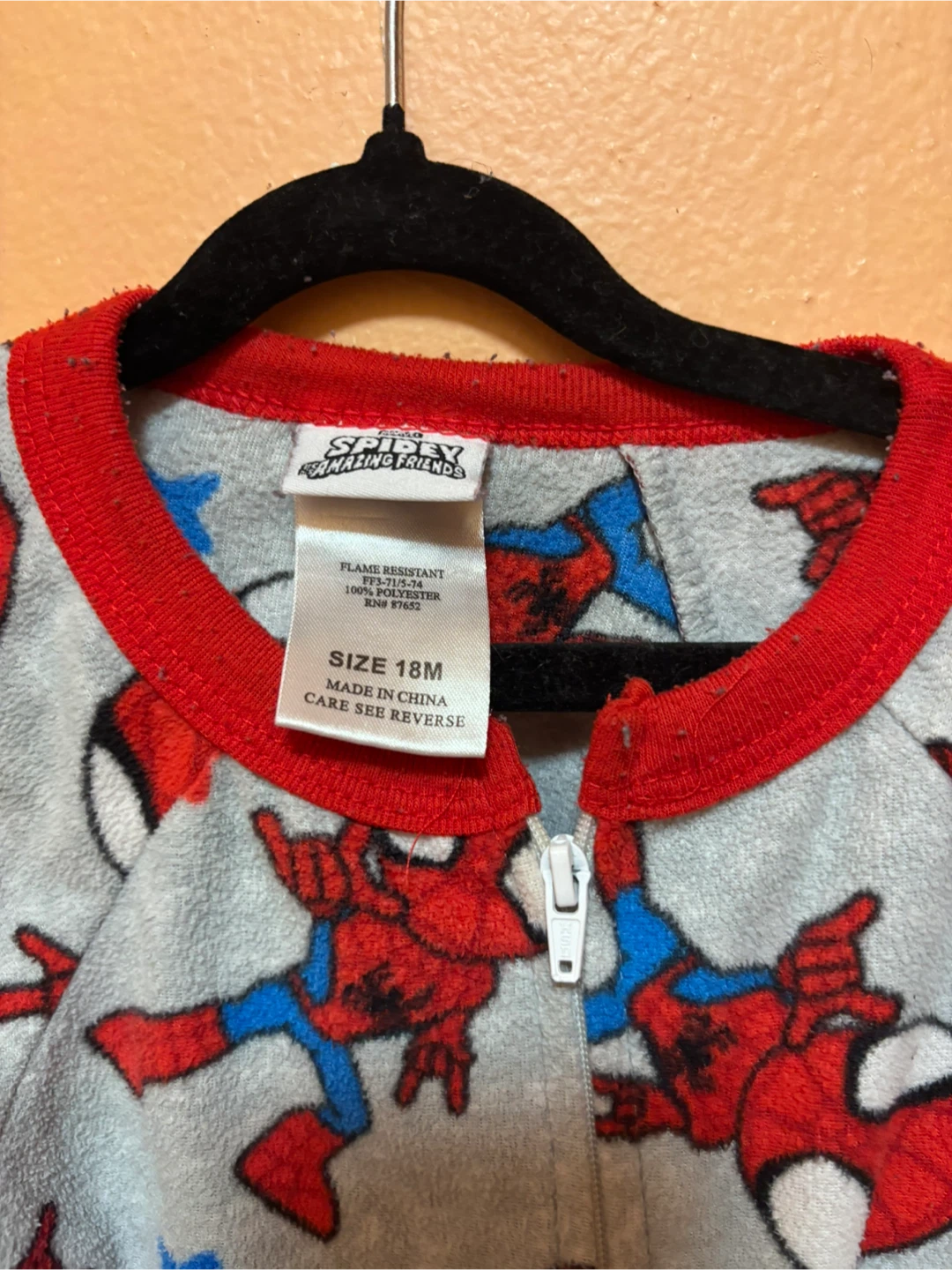 Spidey and His Amazing Friends Fleece Pajamas 18M - photo 2