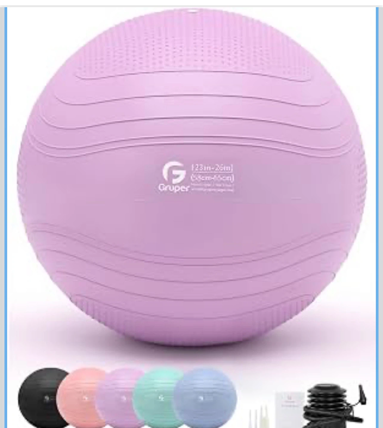 Exercise Yoga Ball - Large 26 inch