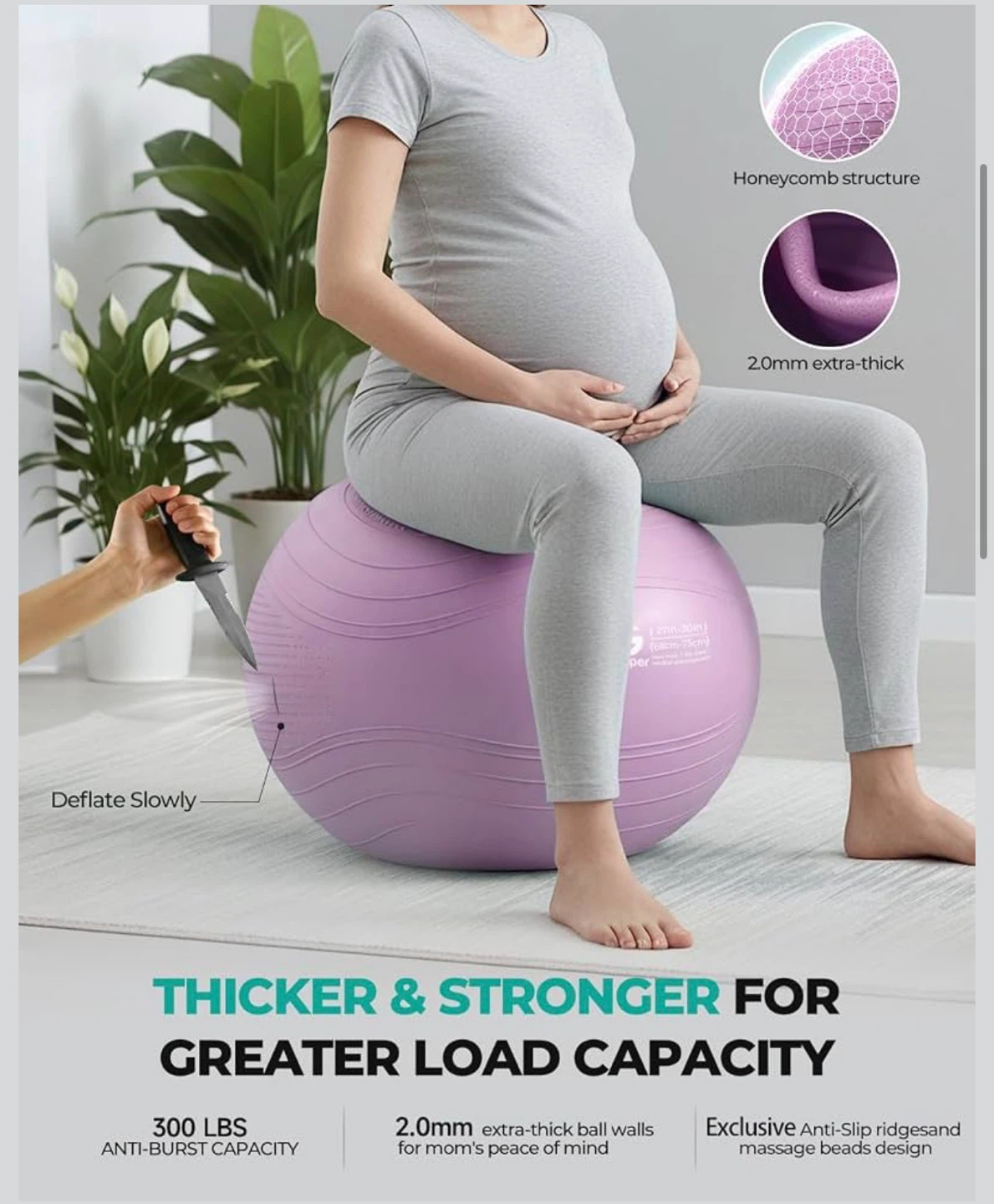 Exercise Yoga Ball - Large 26 inch - photo 2