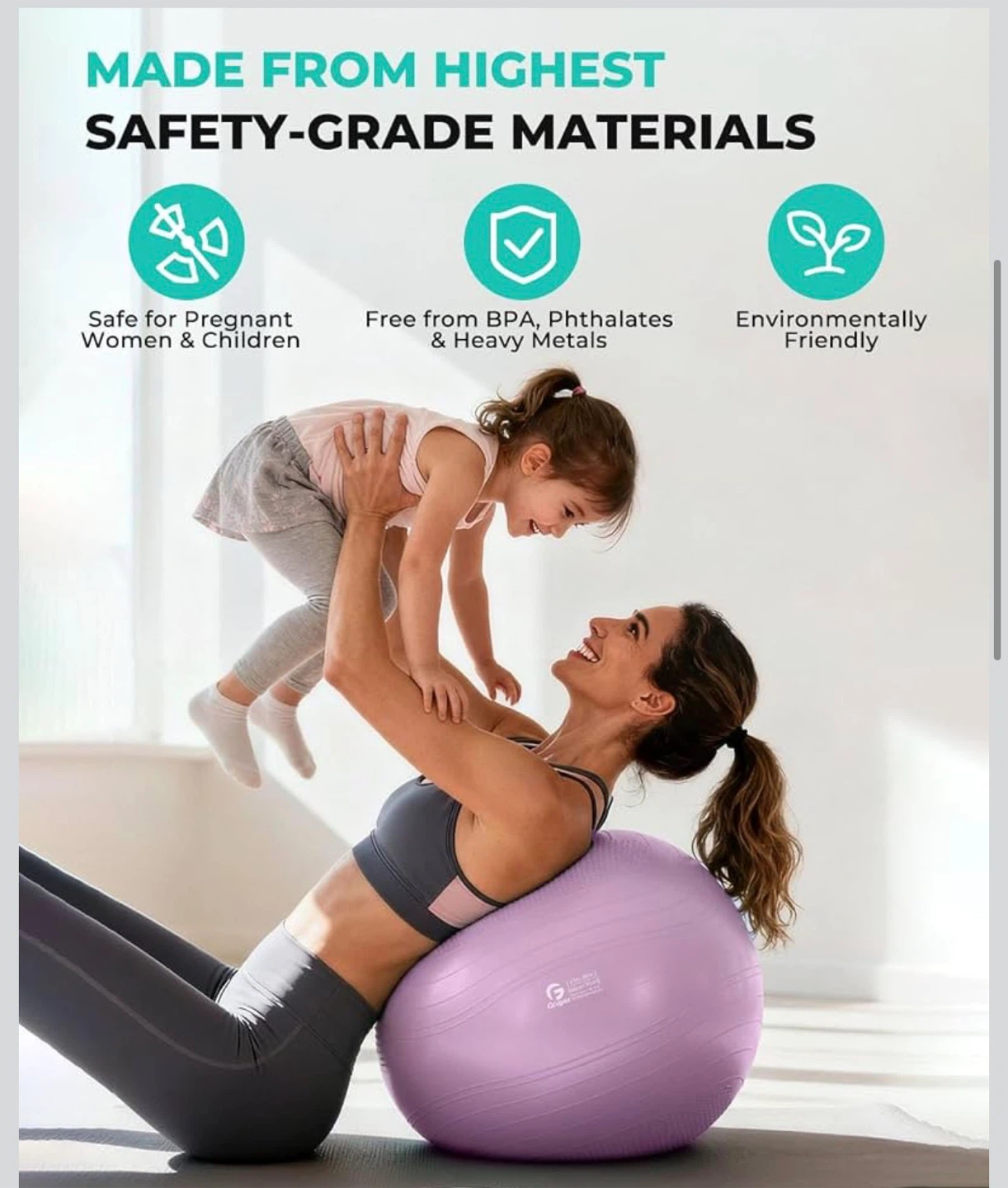 Exercise Yoga Ball - Large 26 inch - photo 3