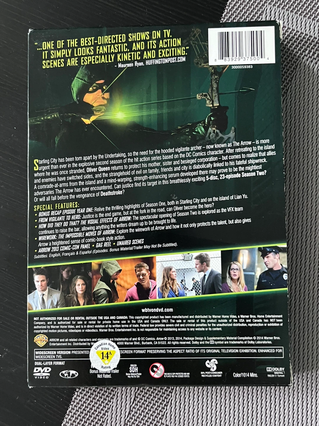 Arrow: The Complete Second Season DVD - photo 2