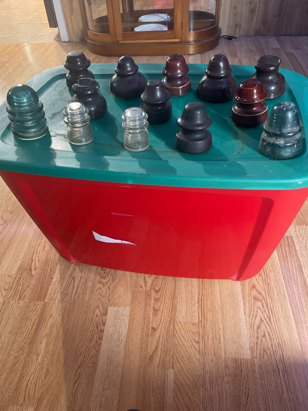 Electrical wire insulators ( glass and ceramic)