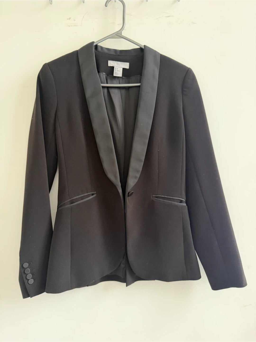 H&M Black Tuxedo Blazer