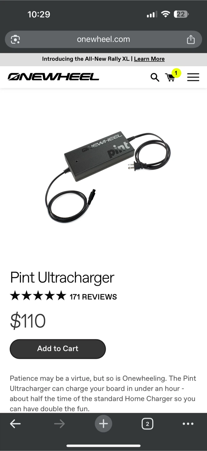 Onewheel Pint Ultracharger