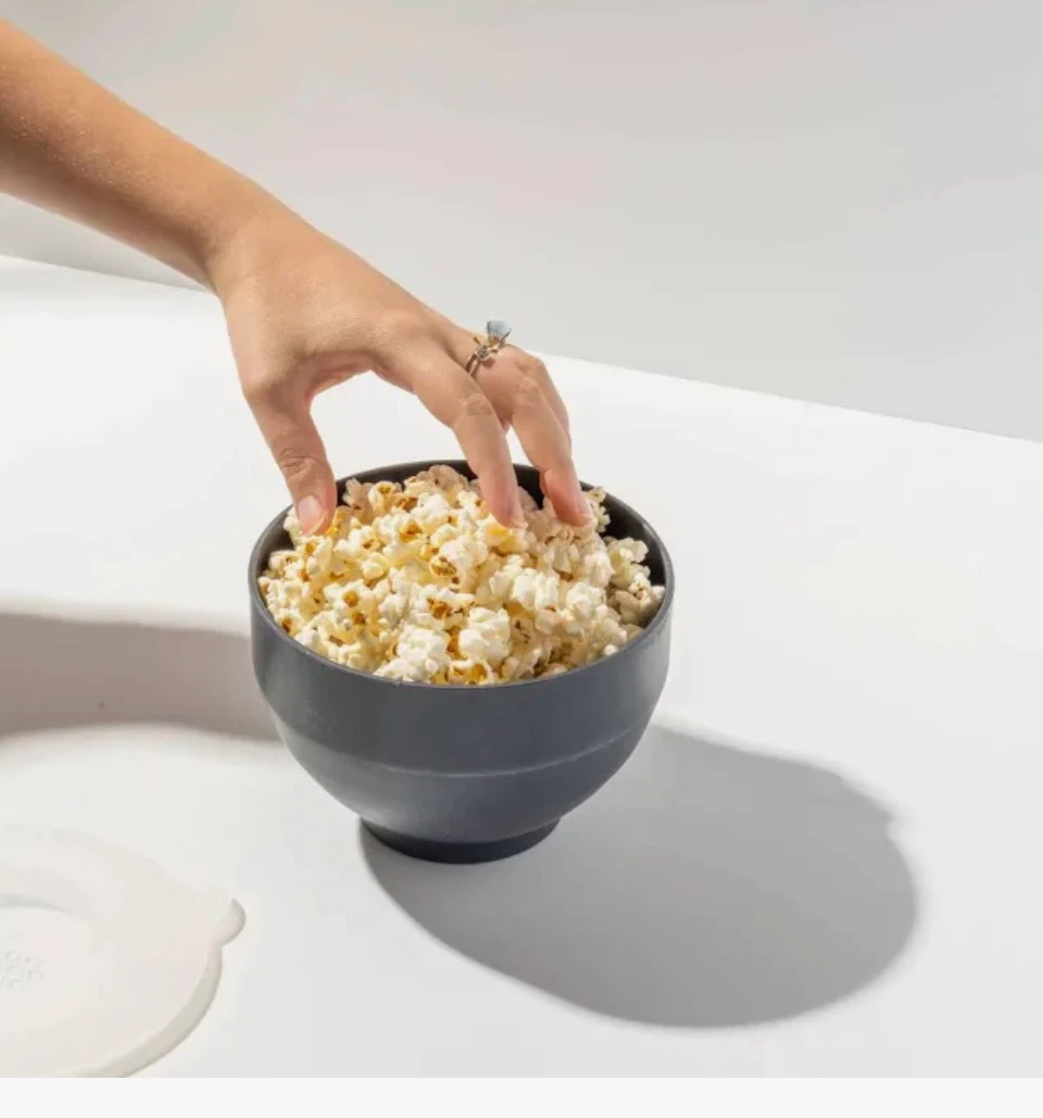 New W&P Personal Popcorn Microwave Popper Silicone Cup