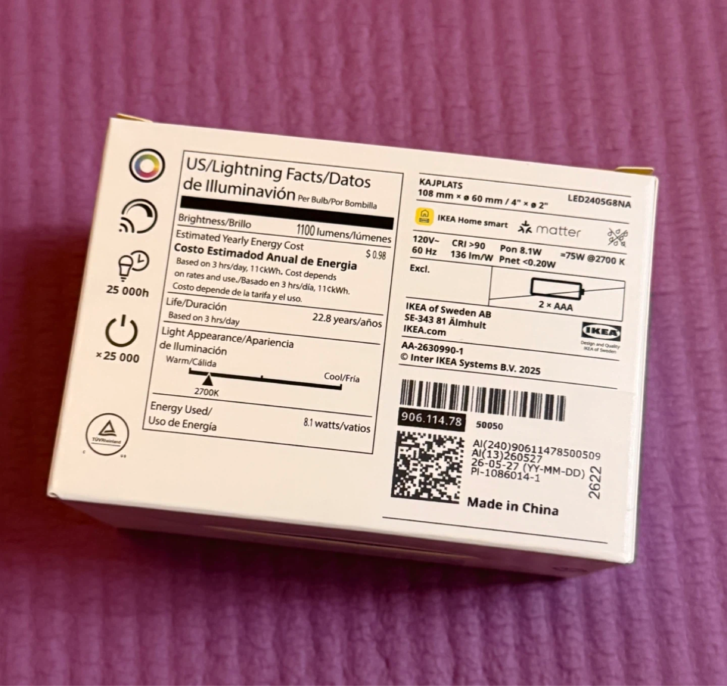 NEW✨IKEA KAJPLATS Smart LED Bulb and Remote - photo 3