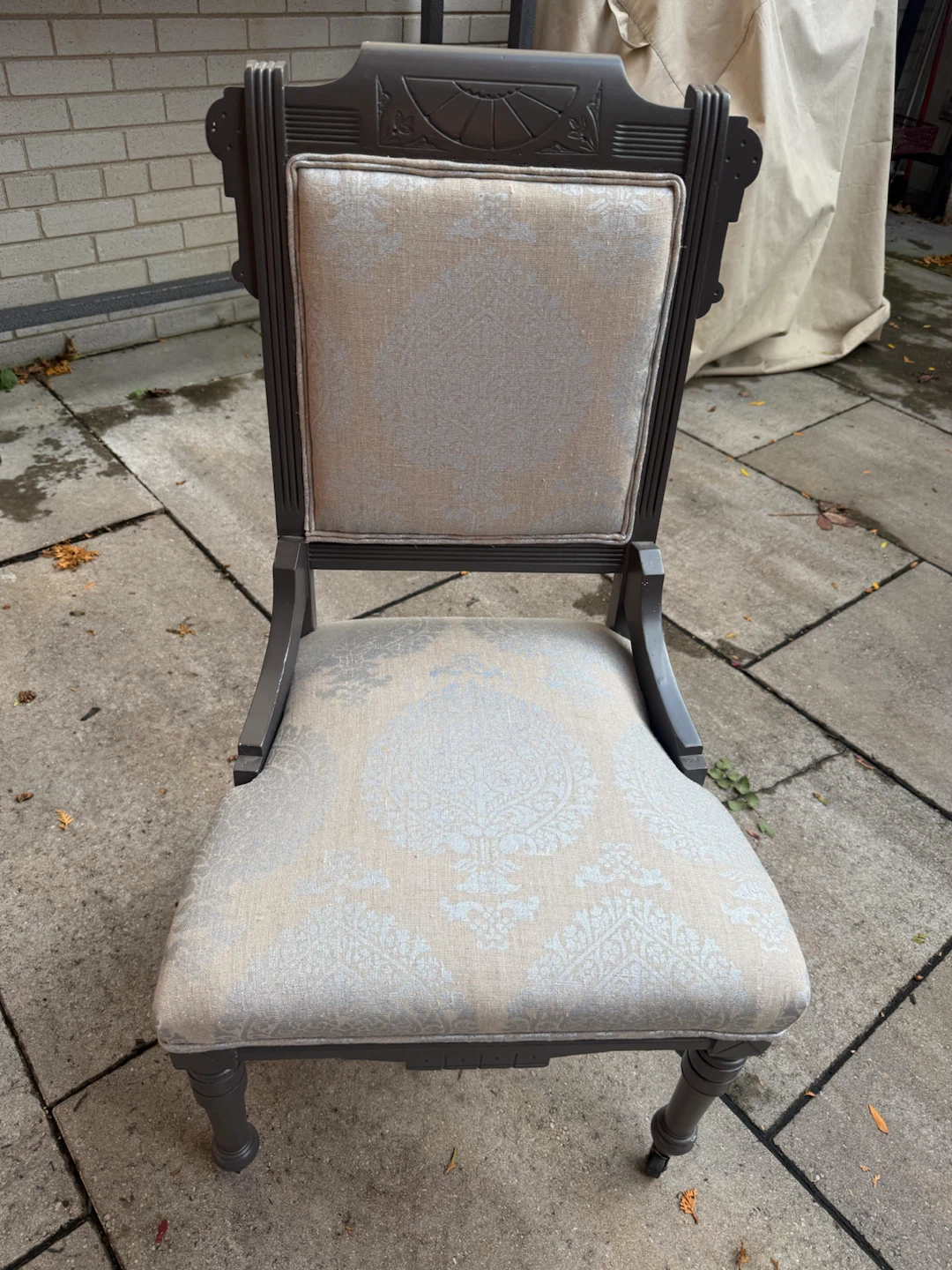 UPDATED ANTIQUE EASTMAN CHAIR