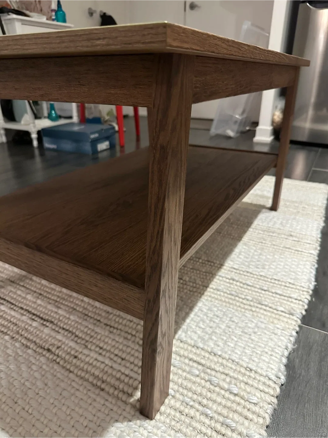 Wood Coffee Table with Lower Shelf - photo 4