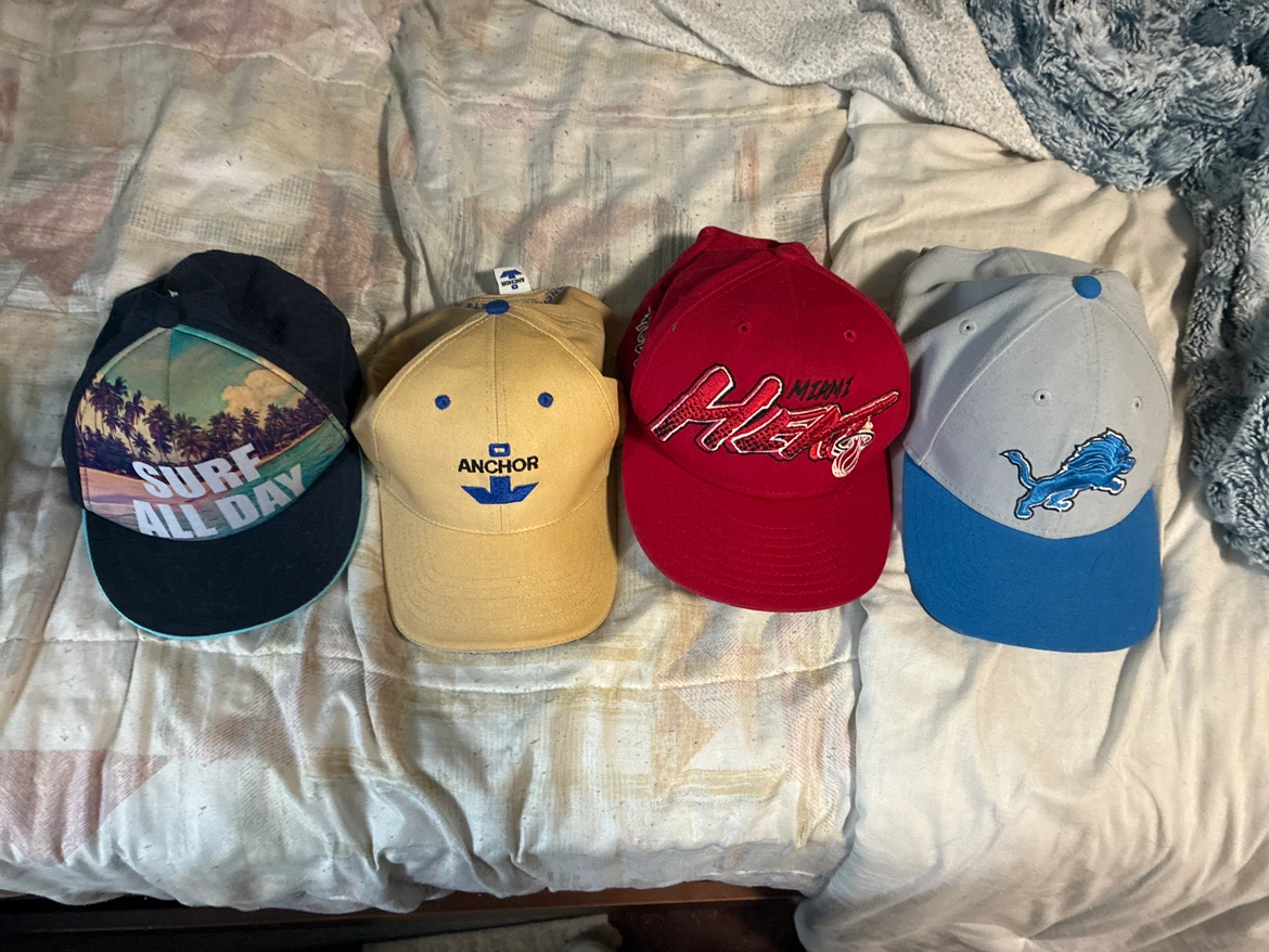 Set of 4 Assorted Baseball Caps