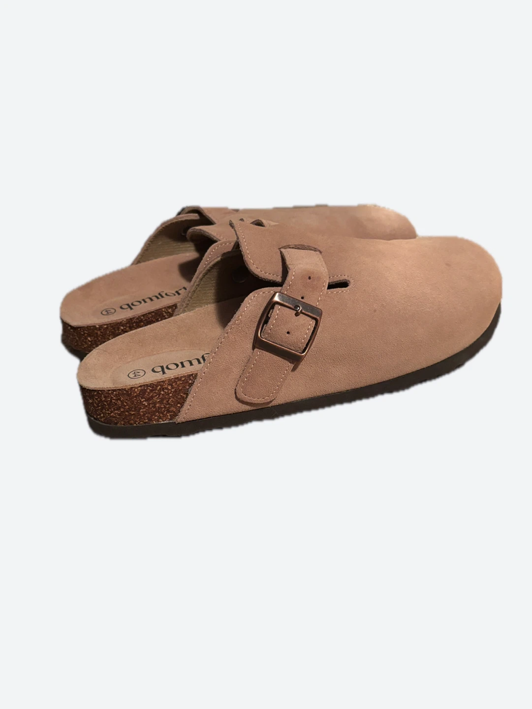 Genuine Suede Clogs by Qomfort Co.