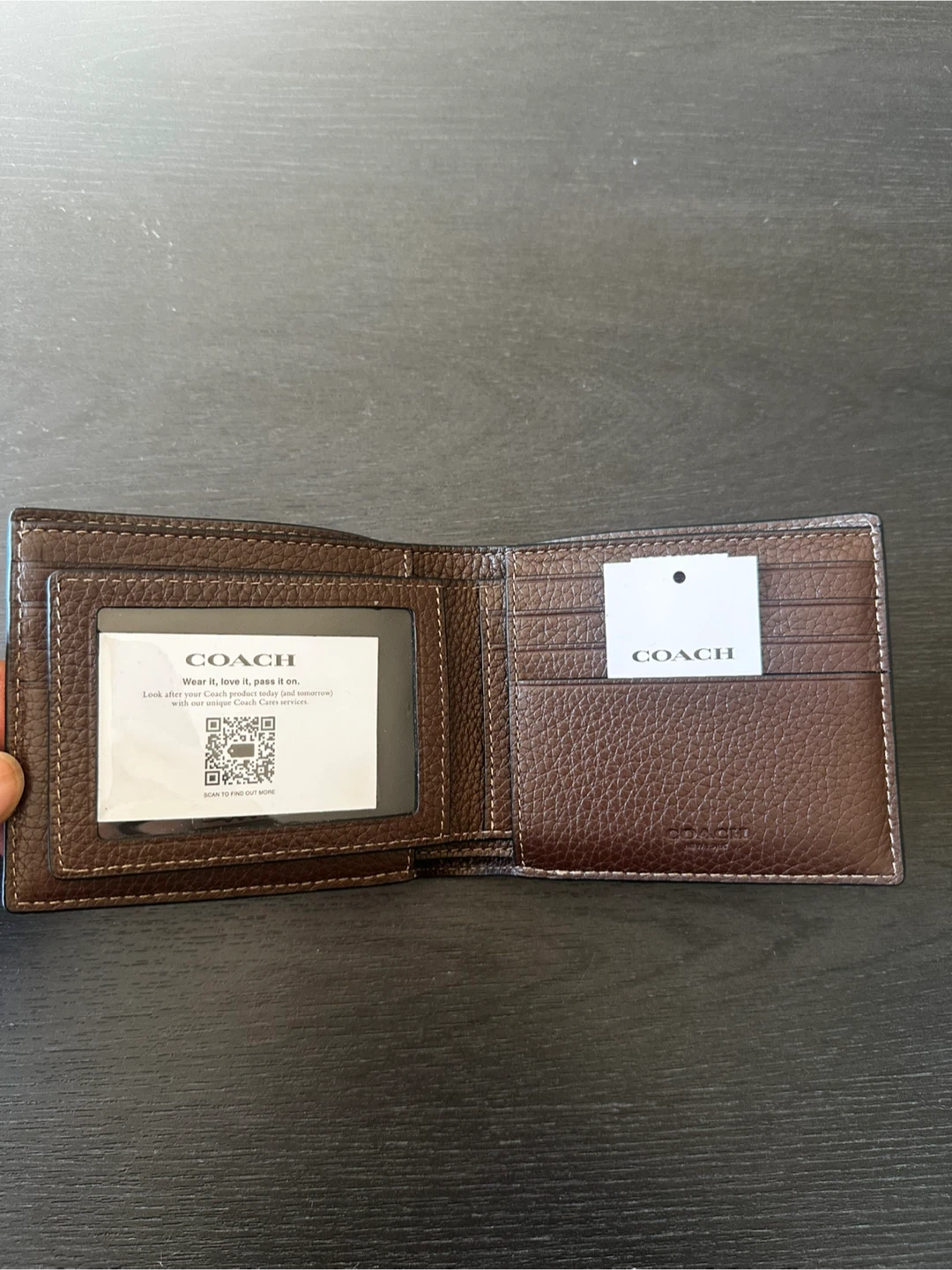 Coach Leather TriFold Wallet - photo 2
