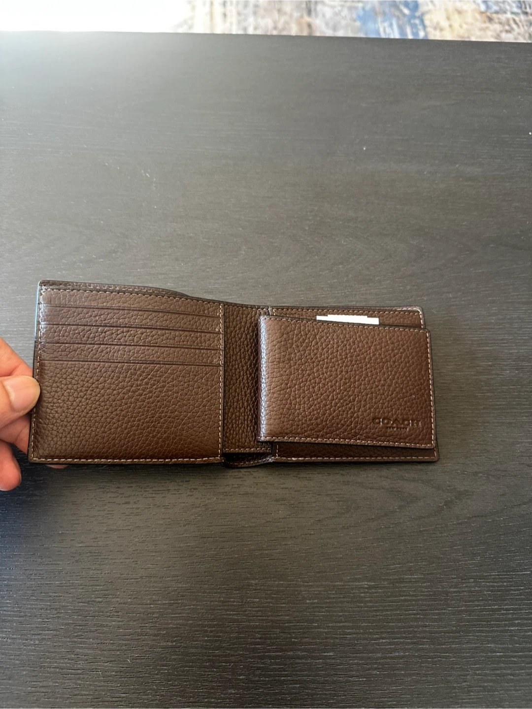 Coach Leather TriFold Wallet - photo 3