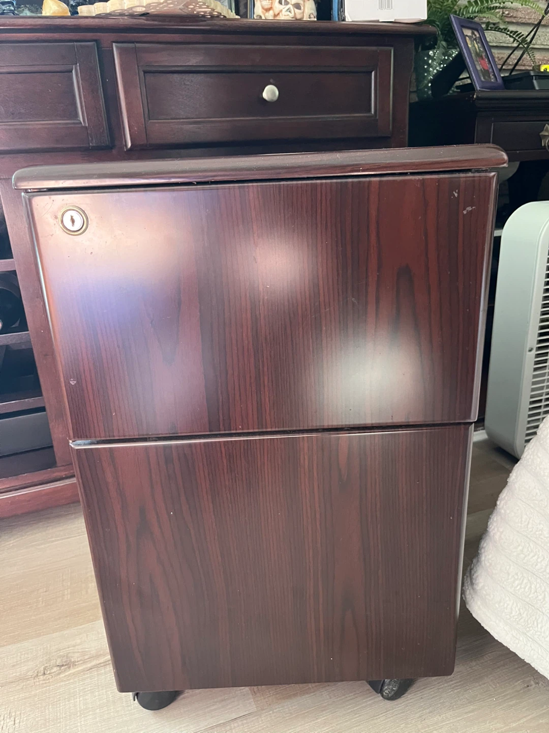 Two-Drawer Mobile Filing Cabinet