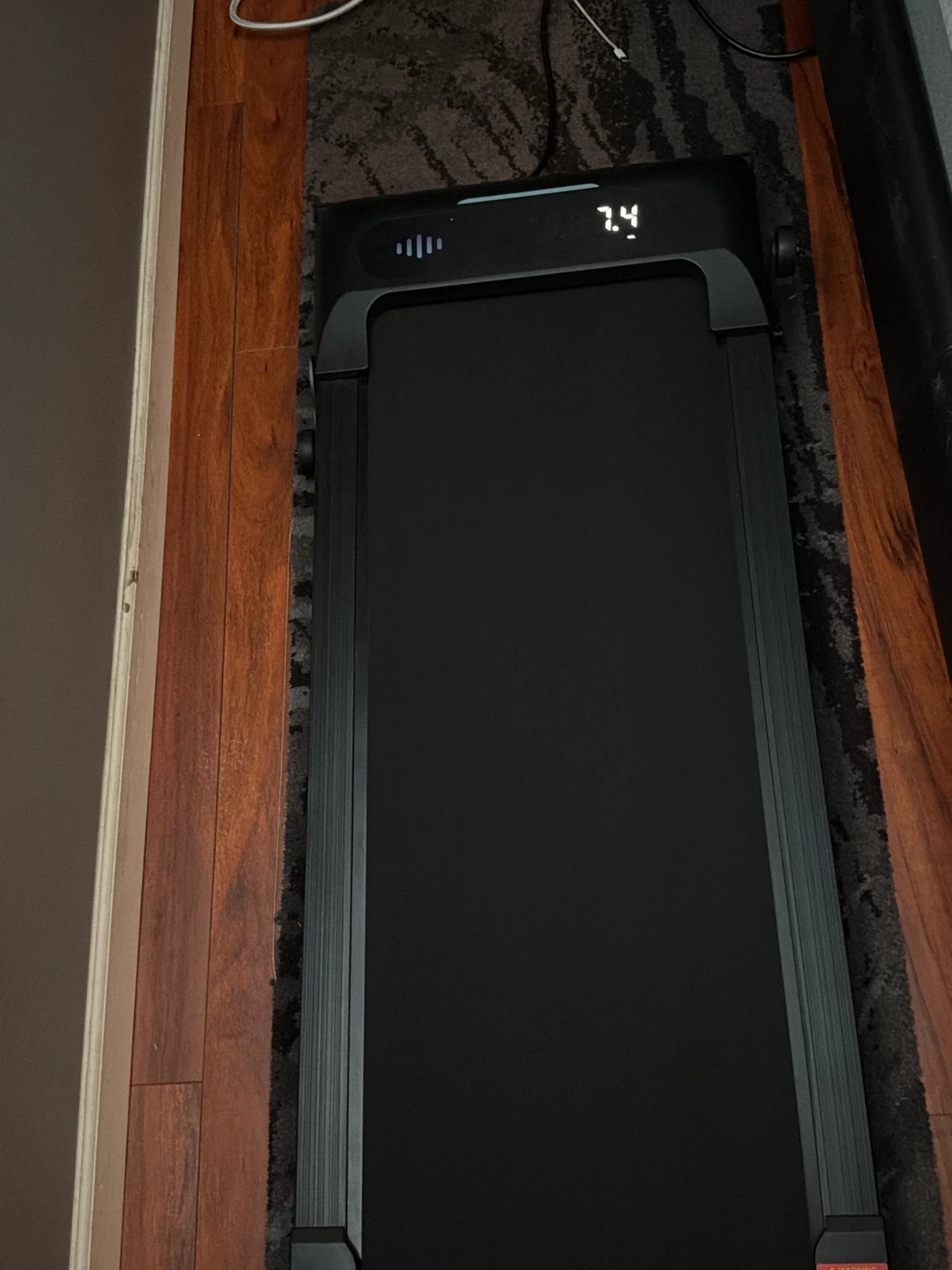 Black Under-Desk Walking Treadmill (incline) - photo 3