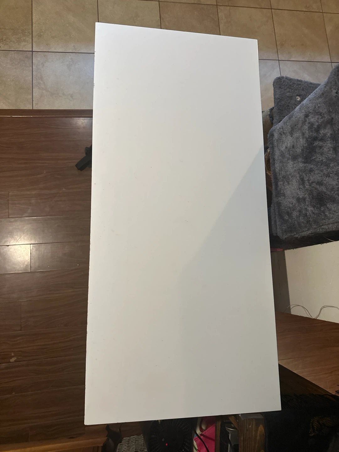 White desk with drawer - photo 2