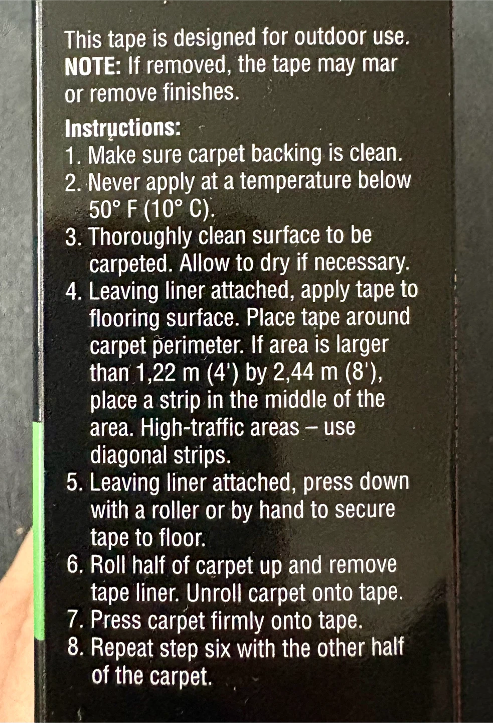 Carpet Tape - photo 2