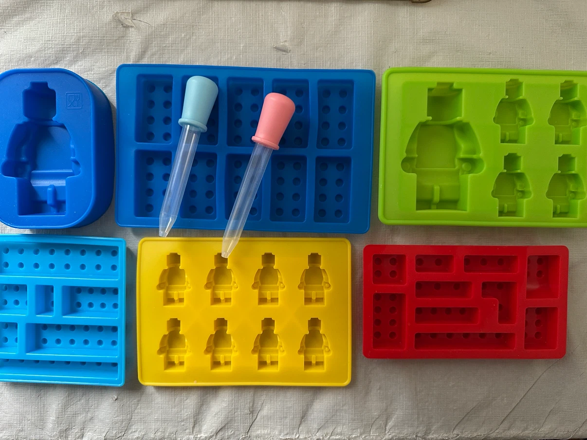 Silicone Building Block and Minifigure Molds