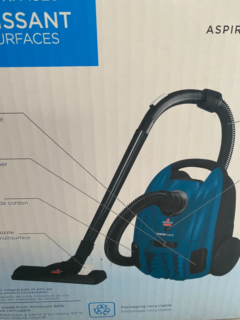 Bissell PowerForce Bagged Canister Vacuum - photo 4
