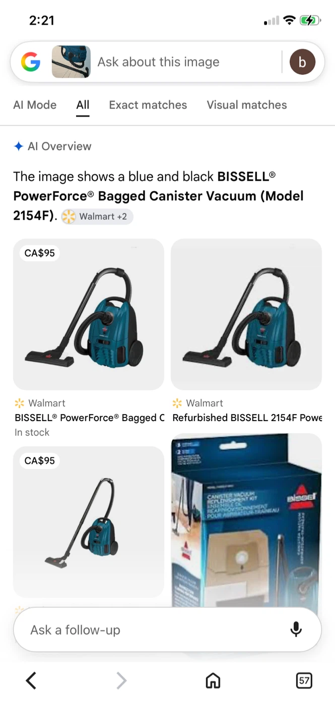 Bissell PowerForce Bagged Canister Vacuum - photo 5