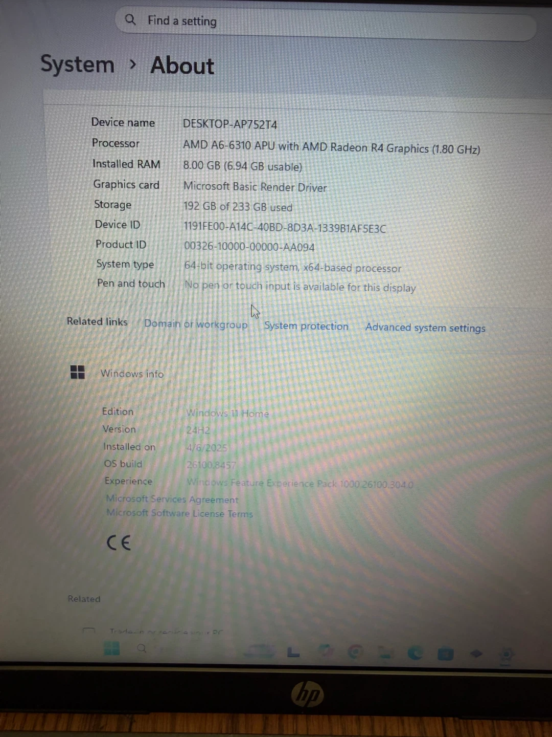Dell Laptop 17 inch 8GB RAM 256GB SSD Upgraded with DVD-ROM - photo 2