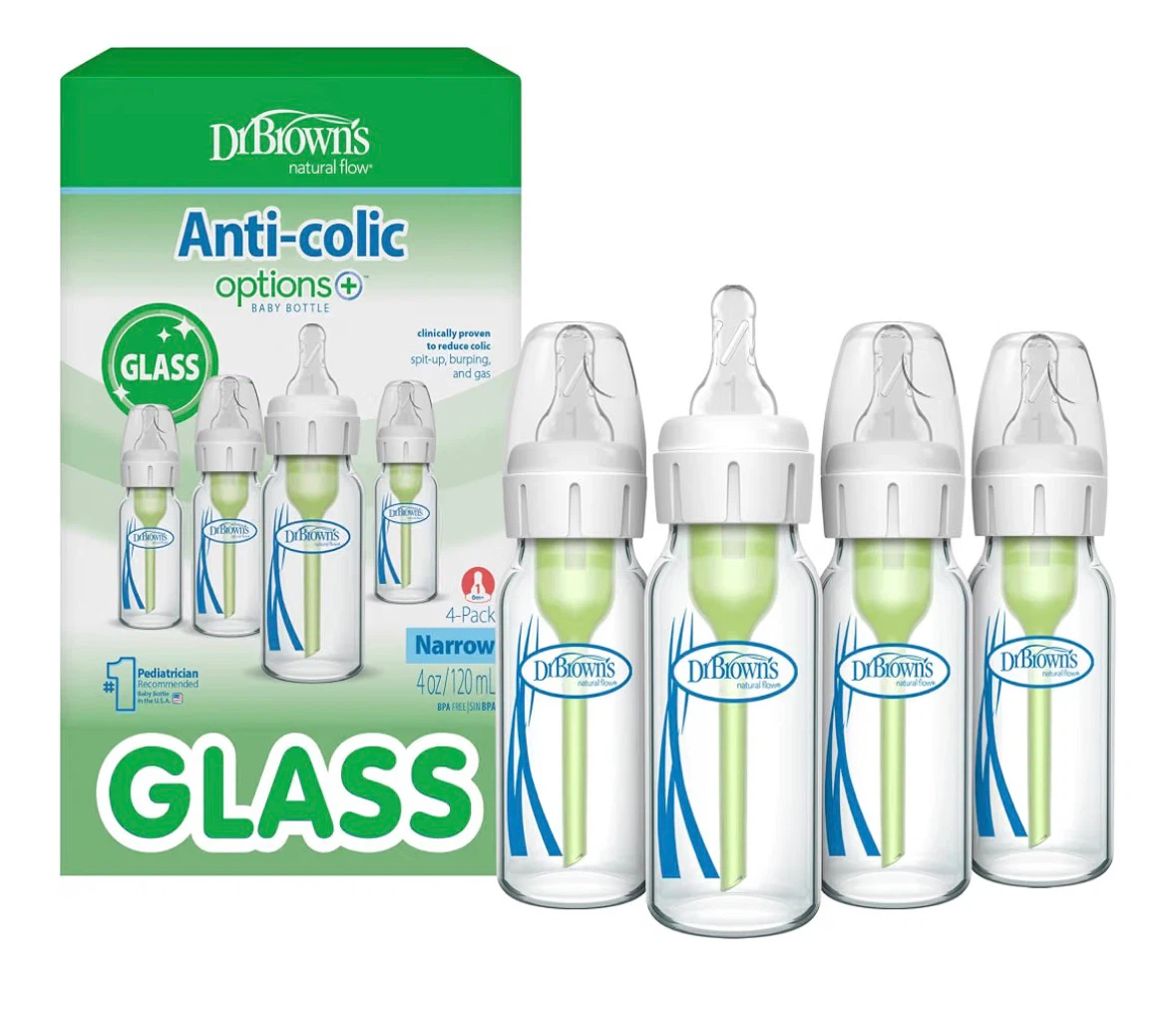 Dr. Brown’s Anti-Colic Glass Bottles