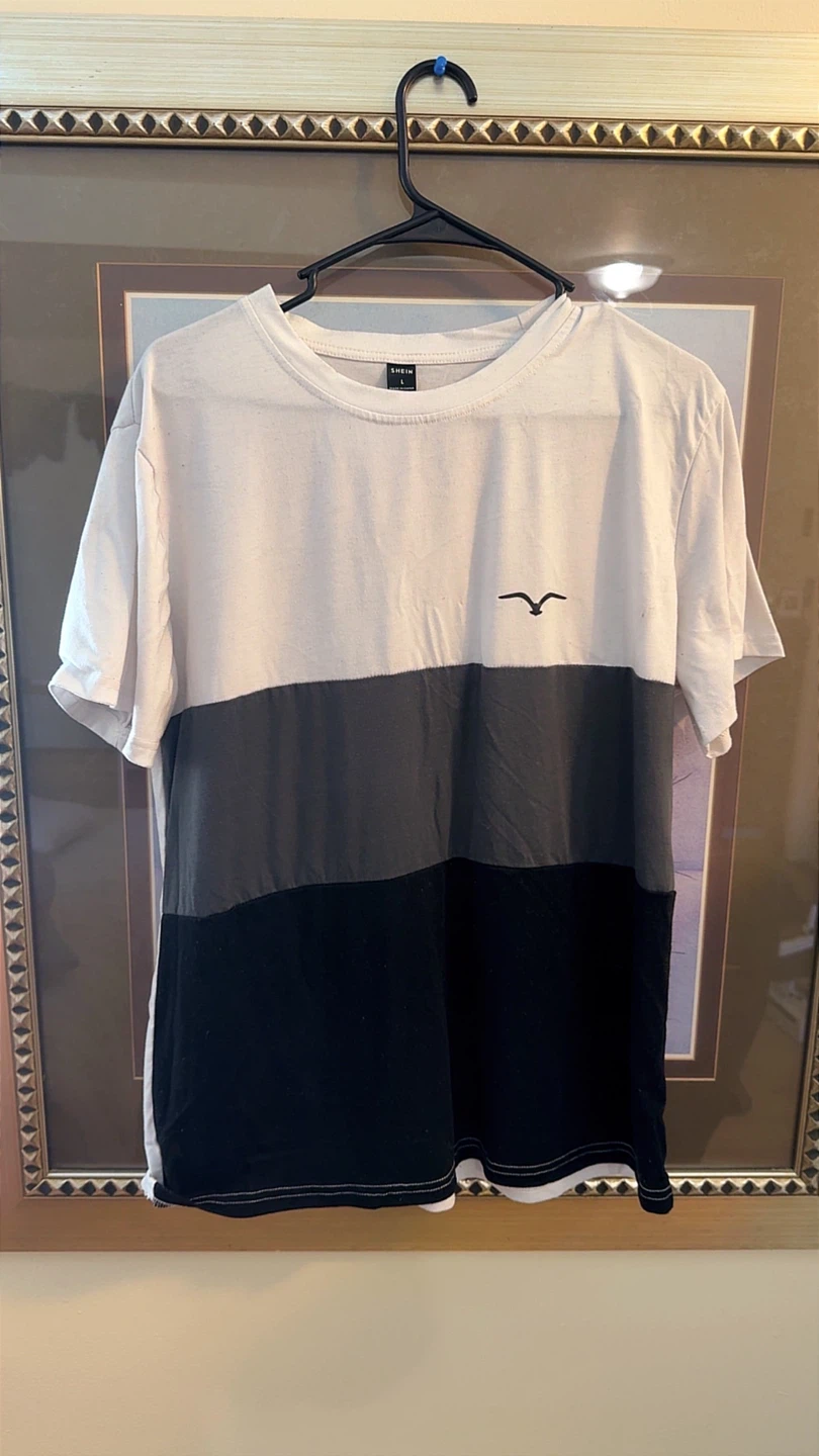 SHEIN Colorblock Short Sleeve T-Shirt
