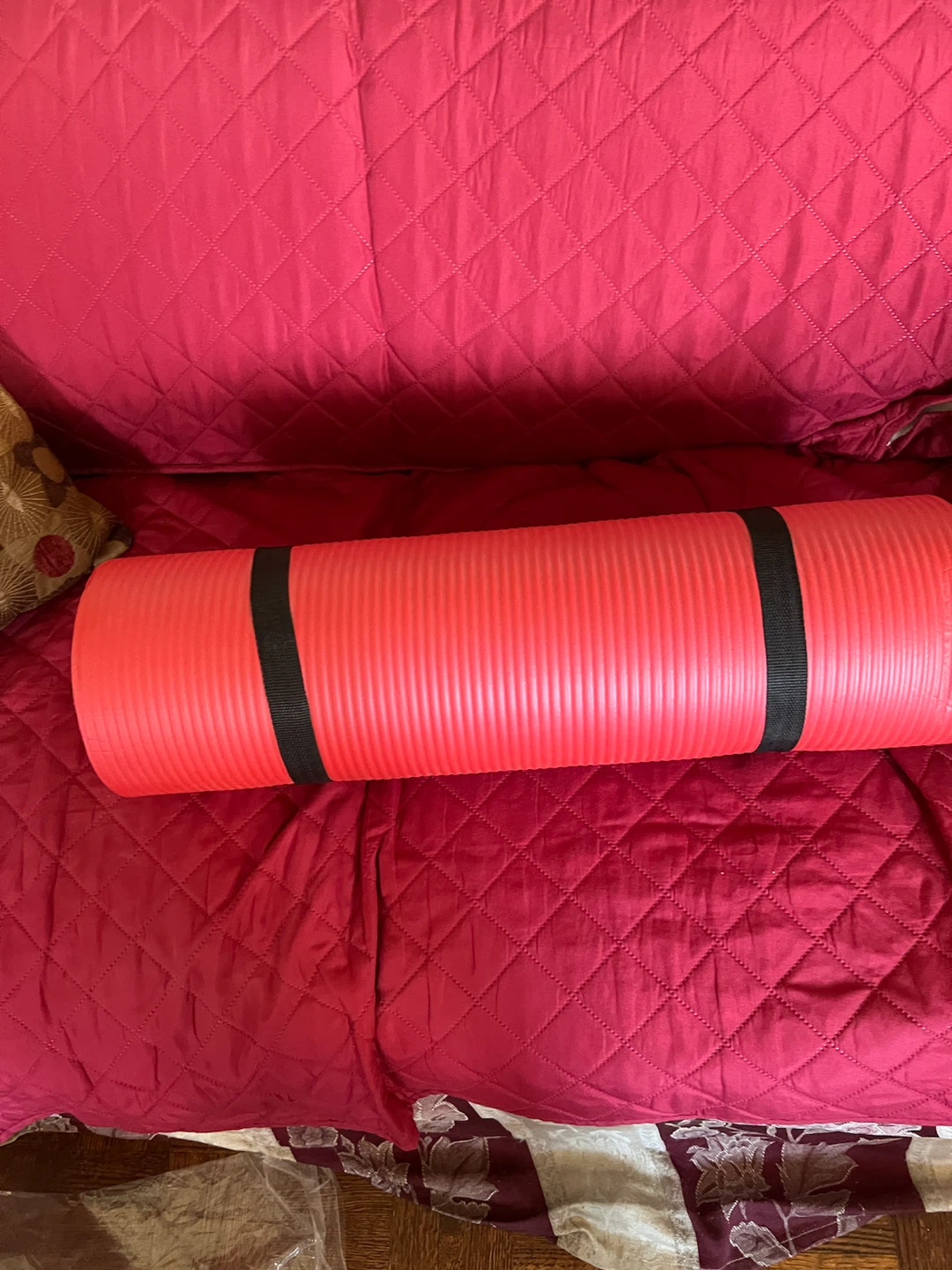 Red Exercise Yoga Mat