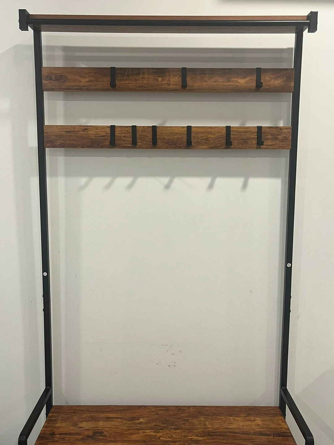 Coat Rack with Storage