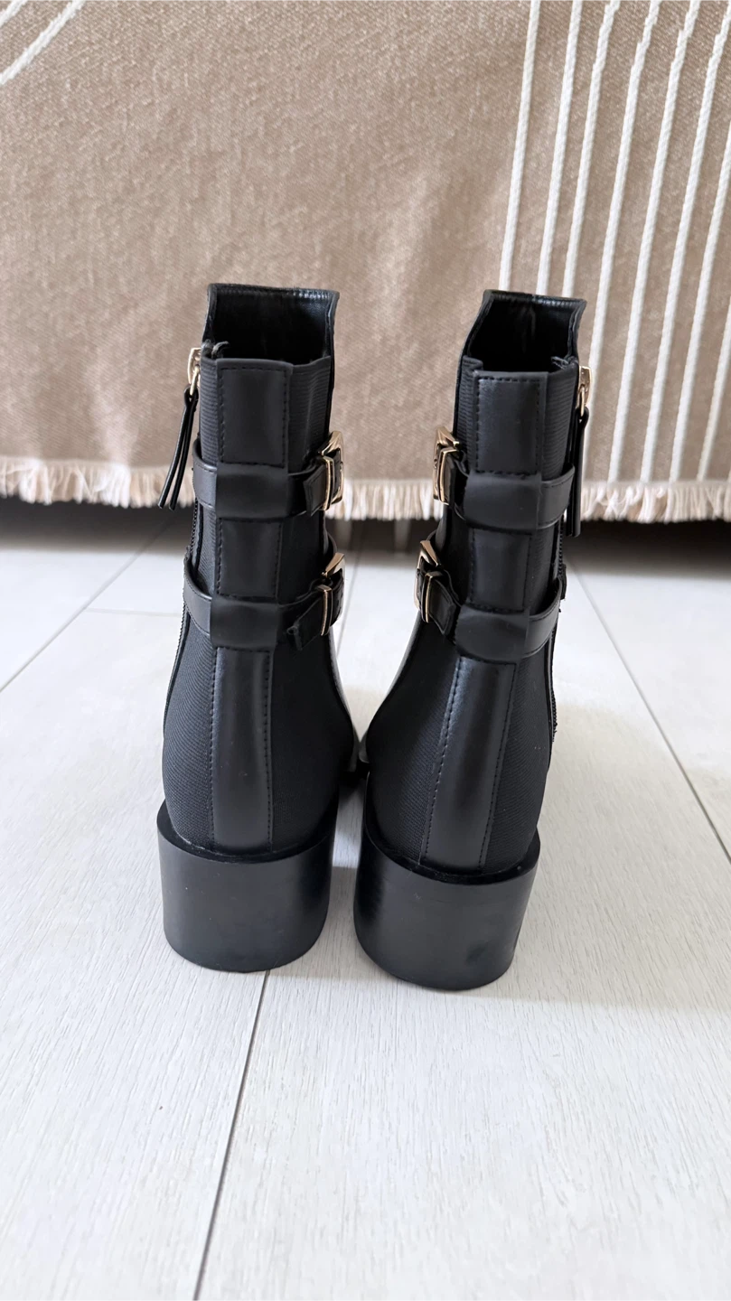 Black Zara Ankle Boots (6 1/2) - photo 4