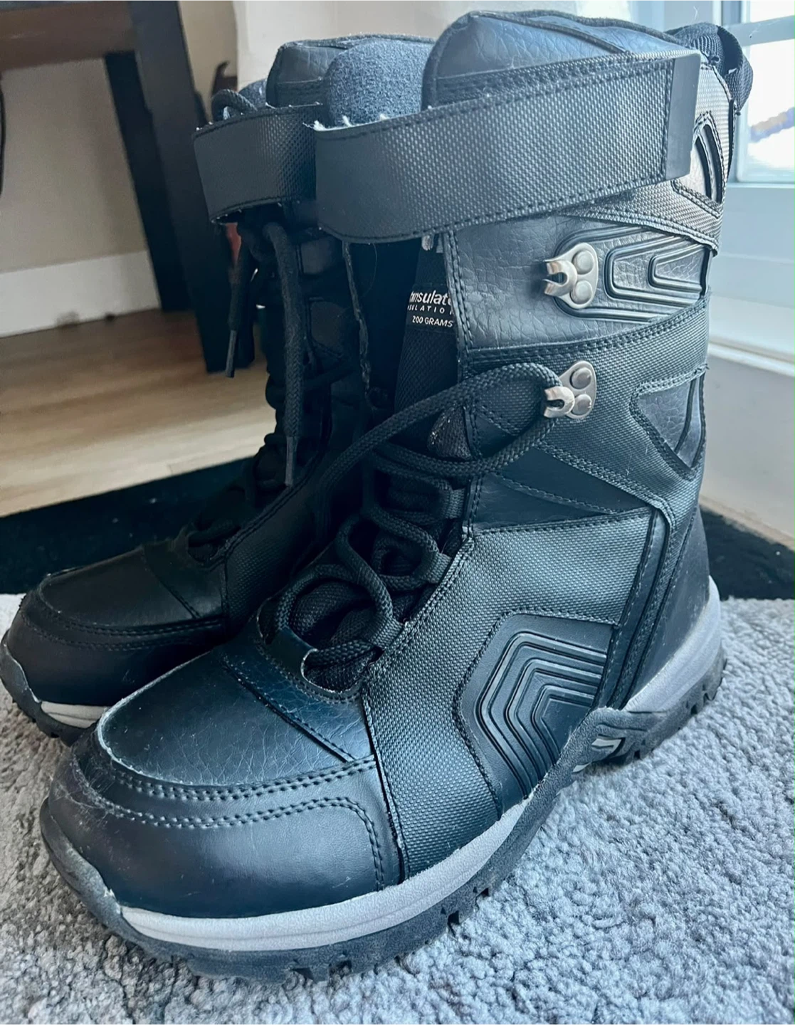 Black Winter Boots