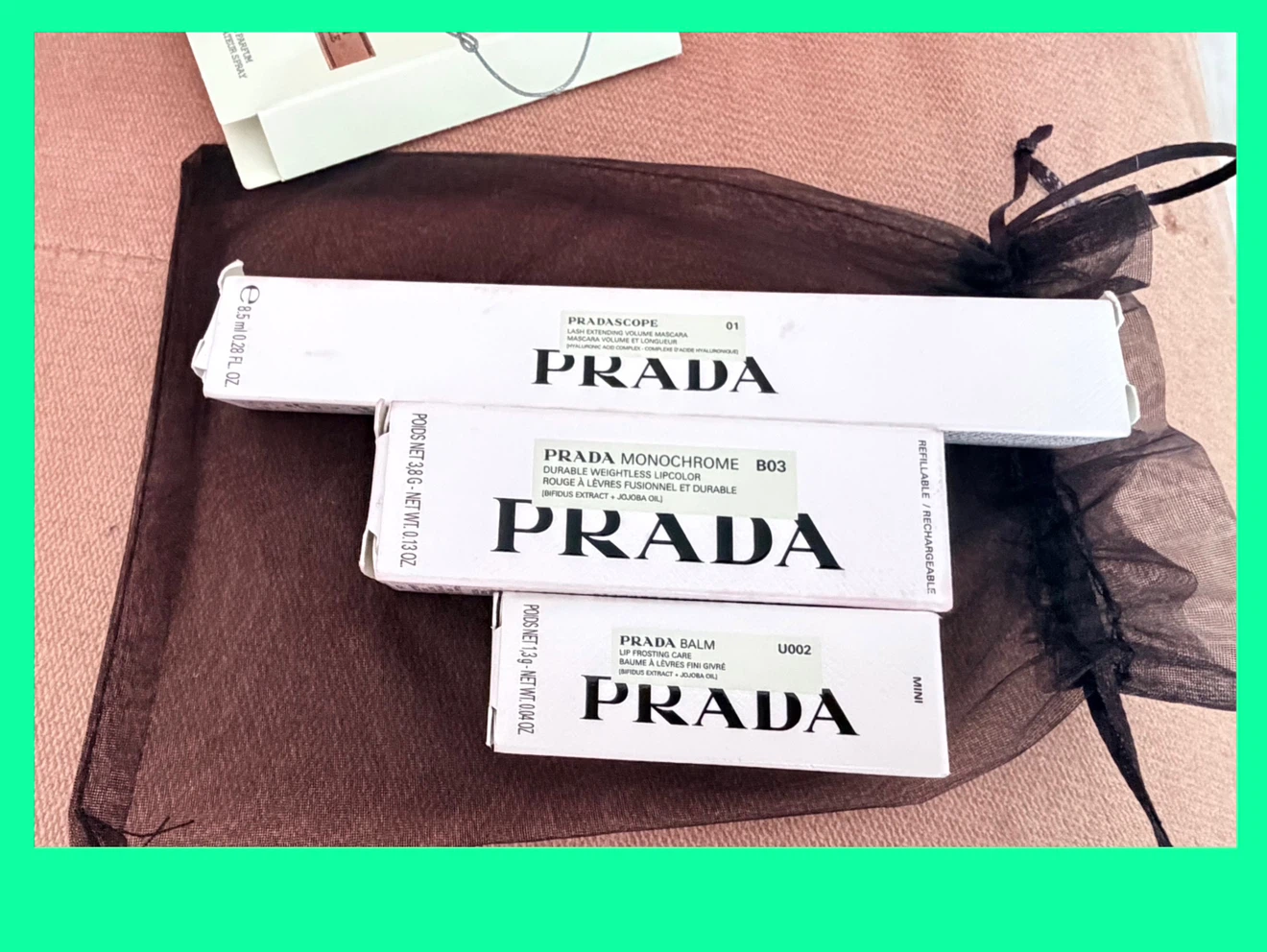 PRADA BEAUTY – Luxury Makeup Set of 3 - photo 2